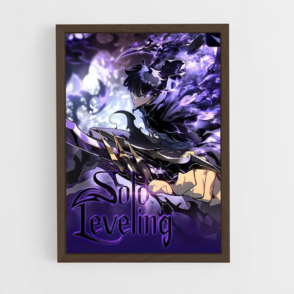 solo-leveling-1 cadre Bois foncé