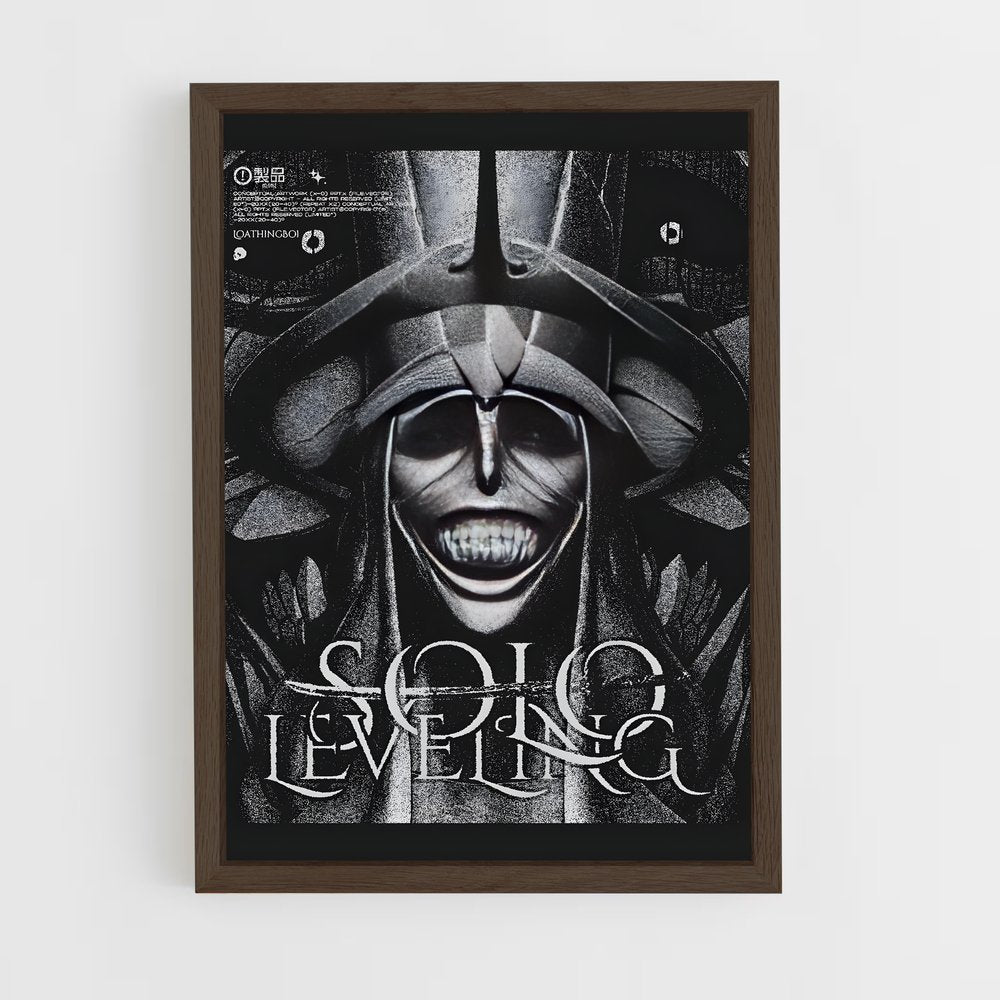 solo-leveling-3 cadre Bois foncé