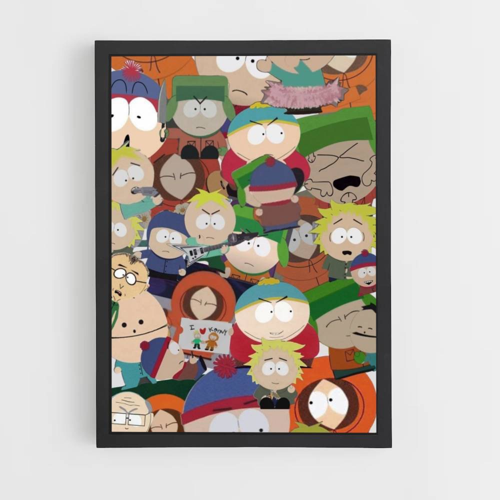 Poster Collage South Park