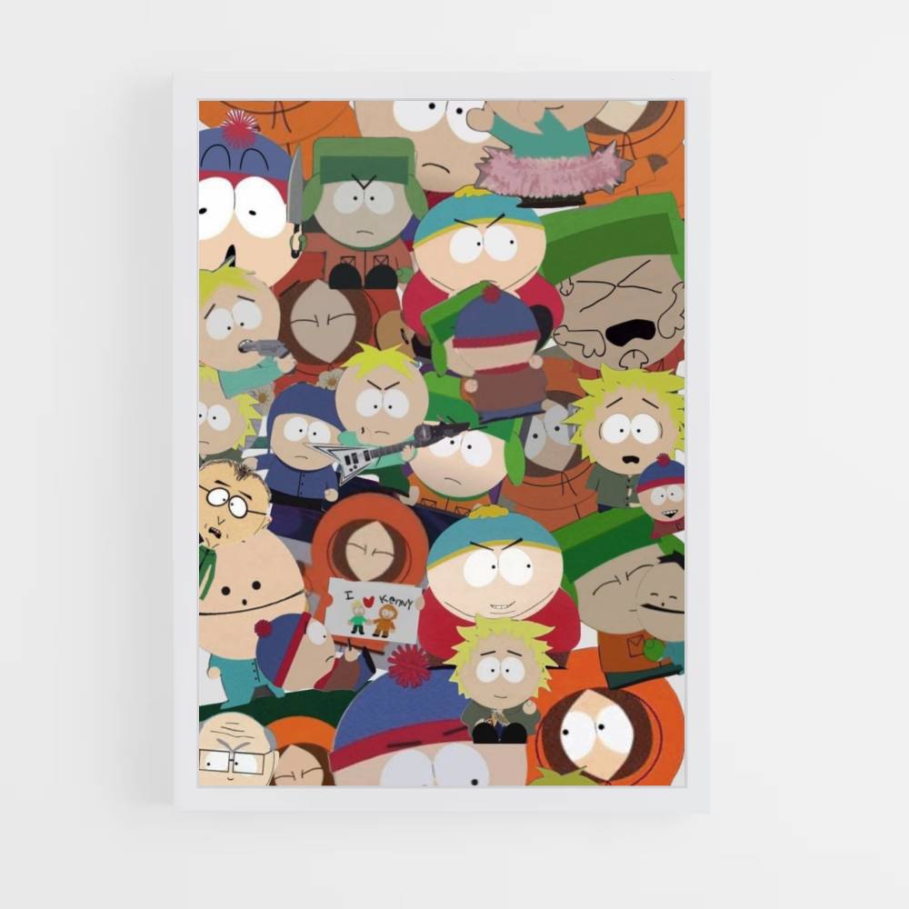 Poster Collage South Park