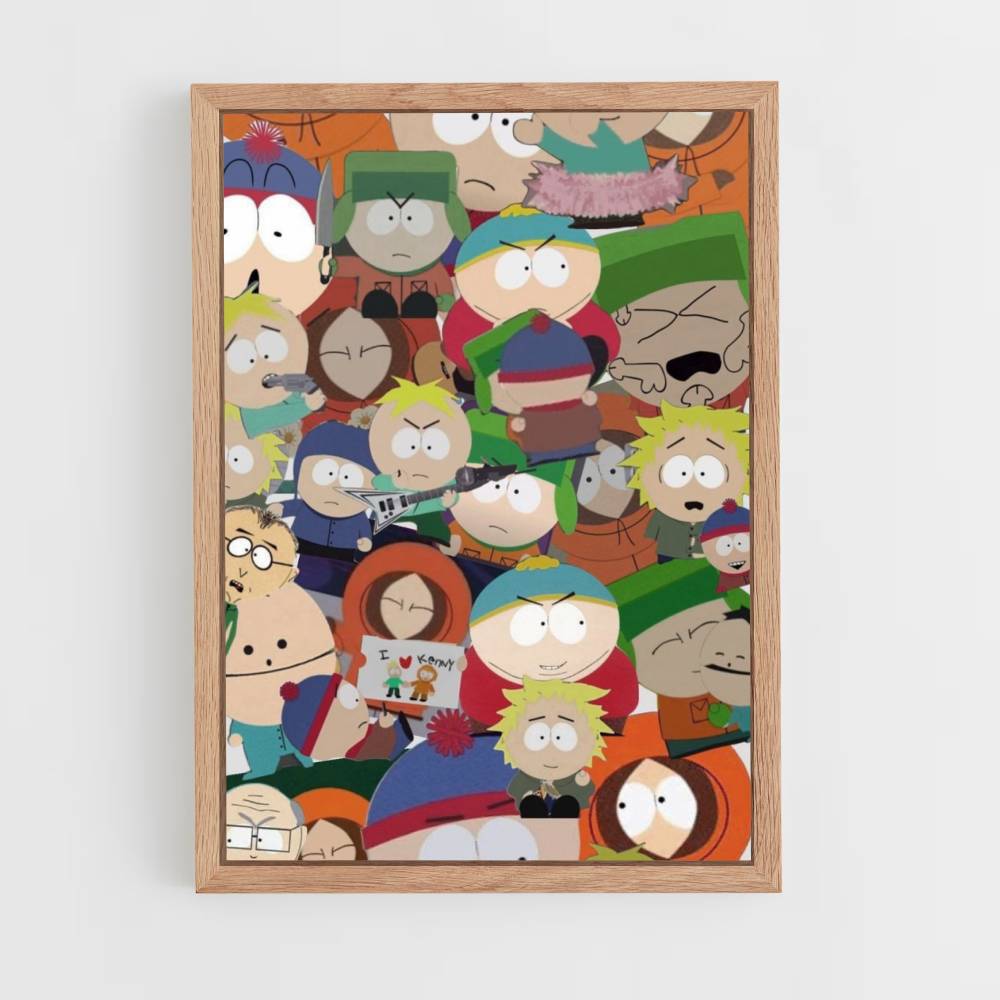 Poster Collage South Park