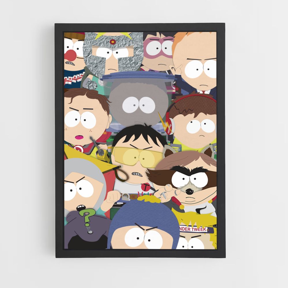 Poster South Park Super Héros