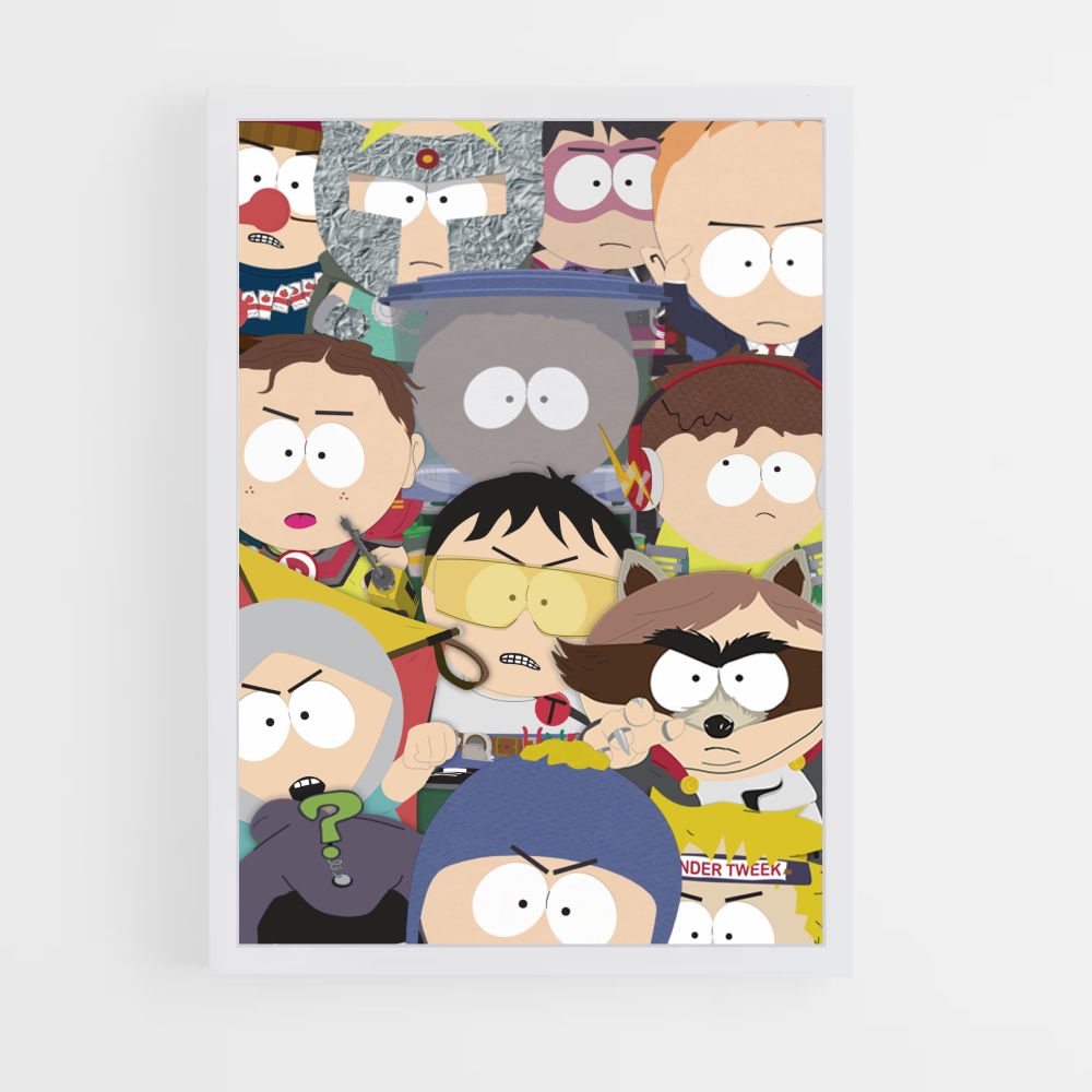 Poster South Park Super Héros