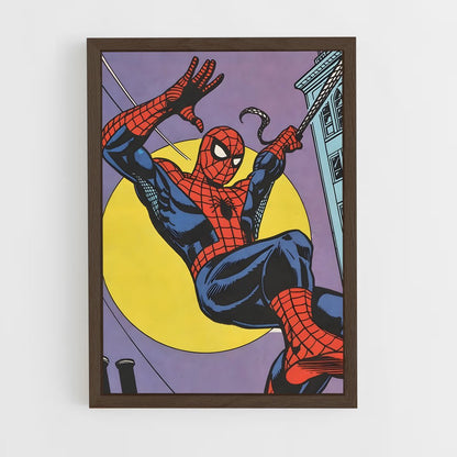 spiderman-1 cadre Bois foncé