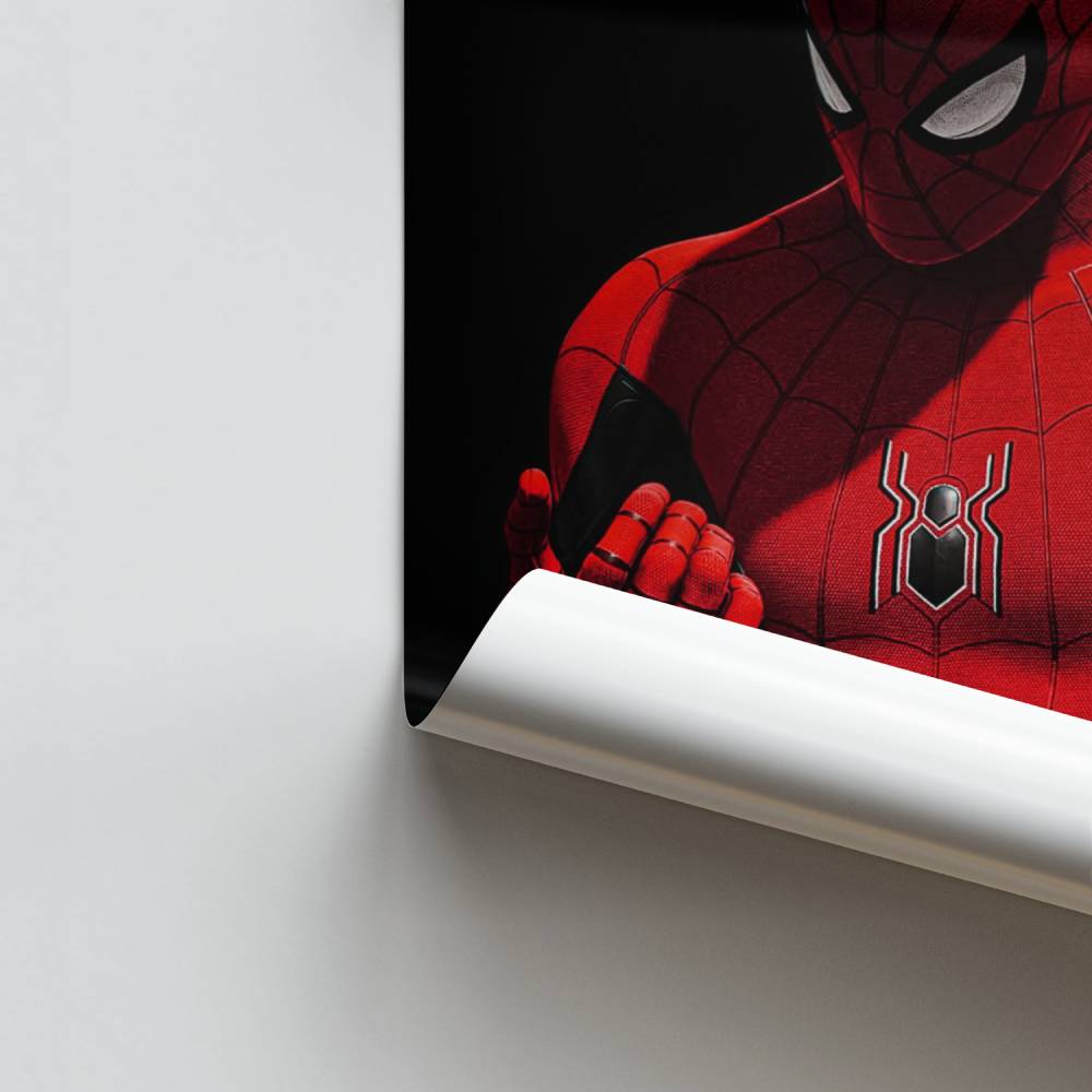 Poster Spiderman Noir et Rouge