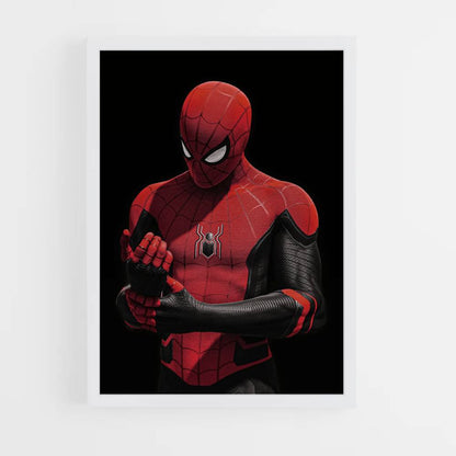 Poster Spiderman Noir et Rouge