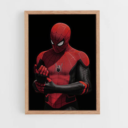 Poster Spiderman Noir et Rouge