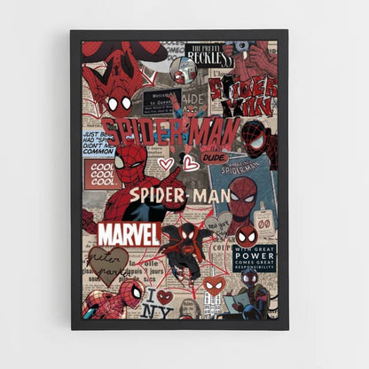 Poster Collage Spiderman