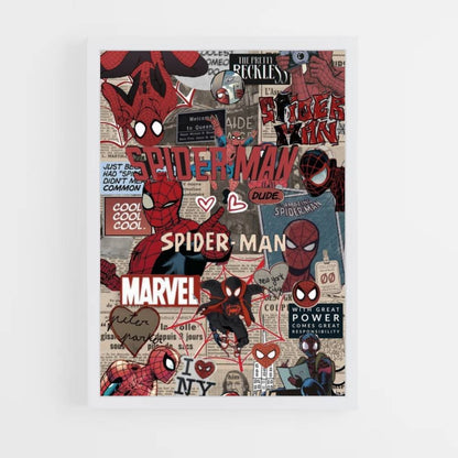 Poster Collage Spiderman