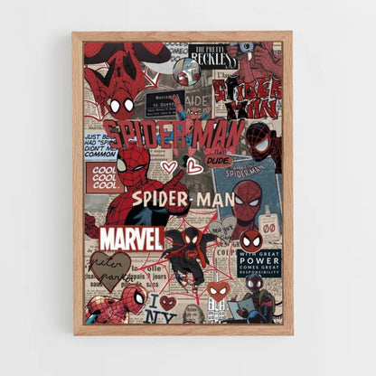 Poster Collage Spiderman