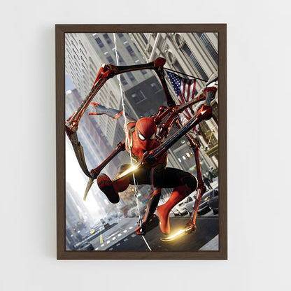spiderman-23 cadre Bois foncé