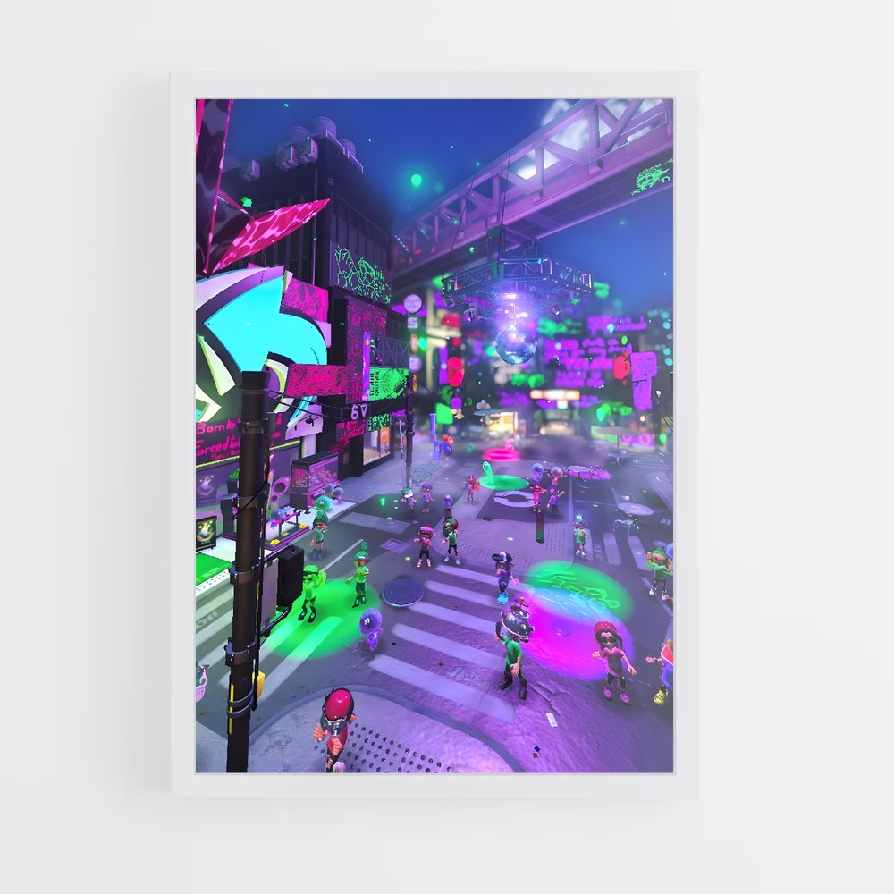 splatoon-10 cadre Blanc