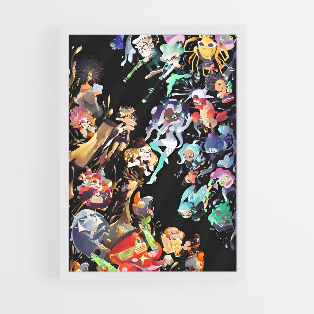 splatoon-11 cadre Blanc