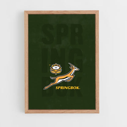 springboks-15 cadre Bois clair