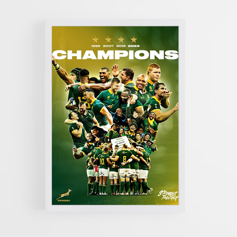 springboks-5 cadre Blanc