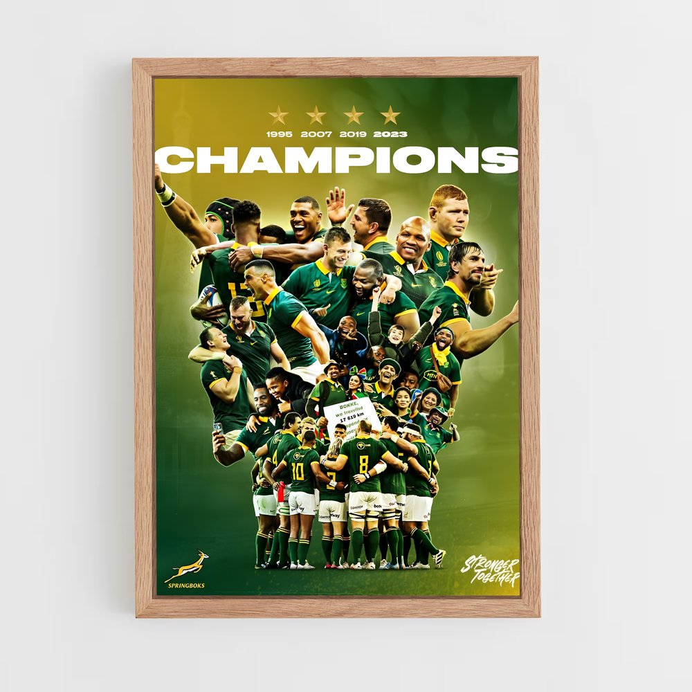 springboks-5 cadre Bois clair