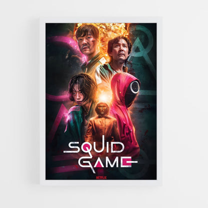 squid-game-5 cadre Blanc