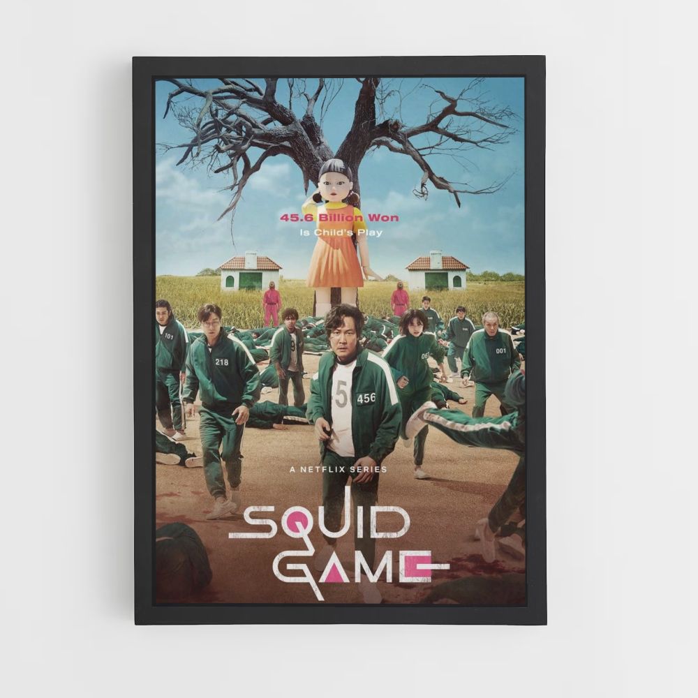 Poster Squid Game Affiche