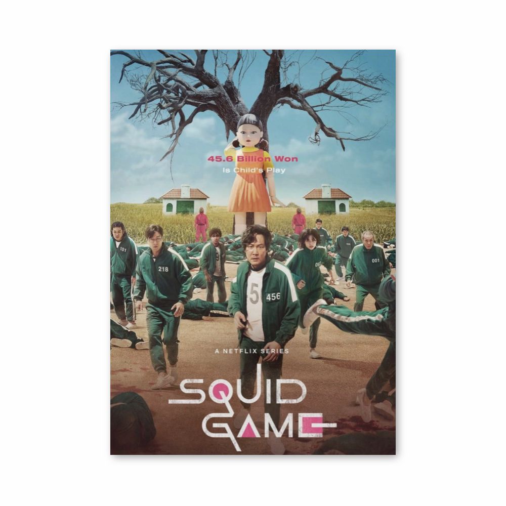 Poster Squid Game Affiche