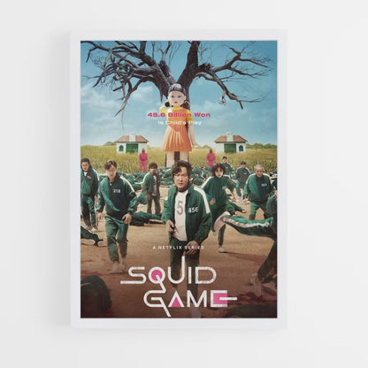 Poster Squid Game Affiche