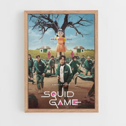 Poster Squid Game Affiche