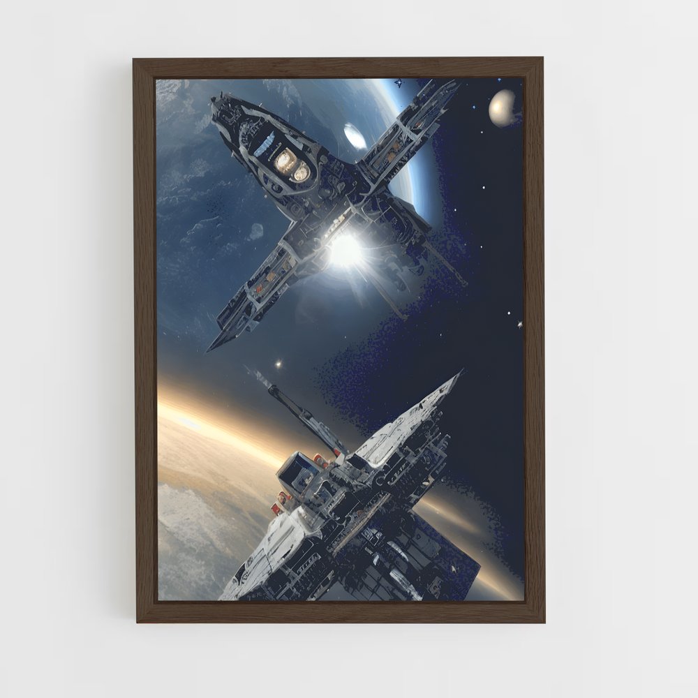 star-citizen-2 cadre Bois foncé