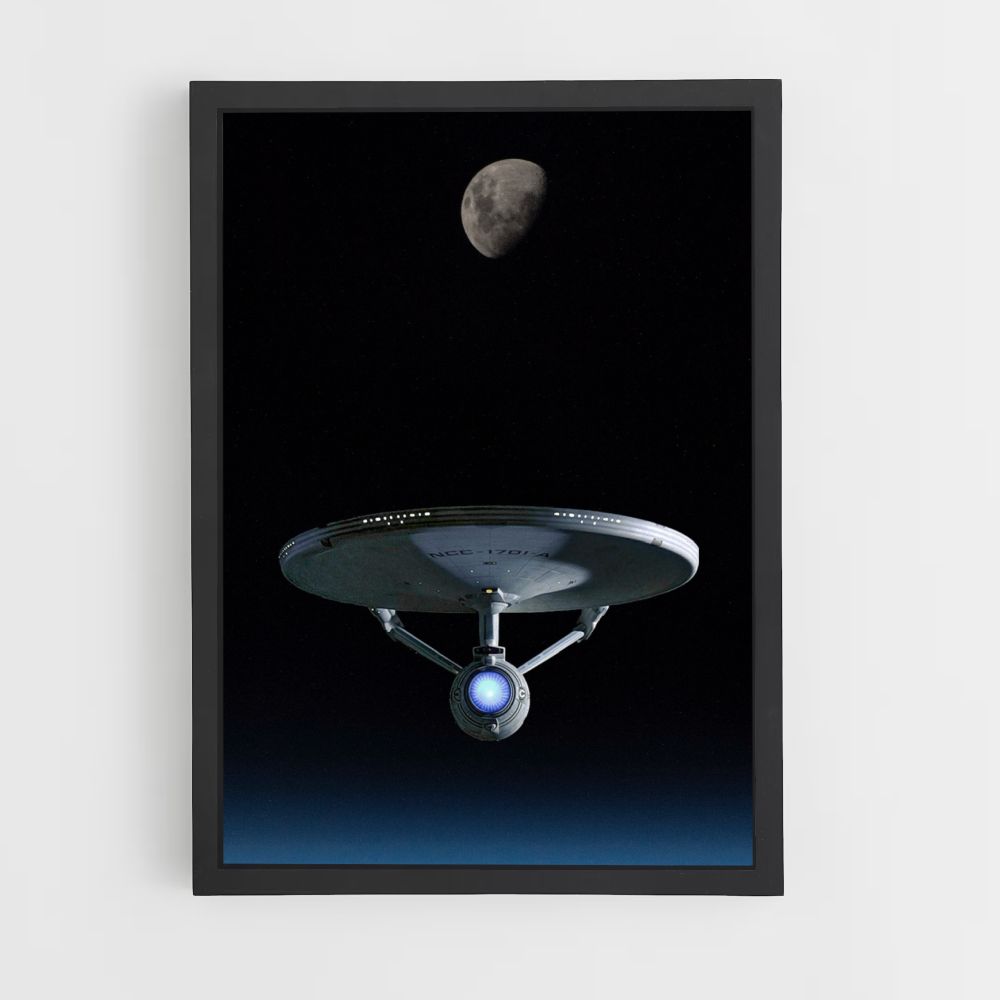 Poster Lune Star Trek