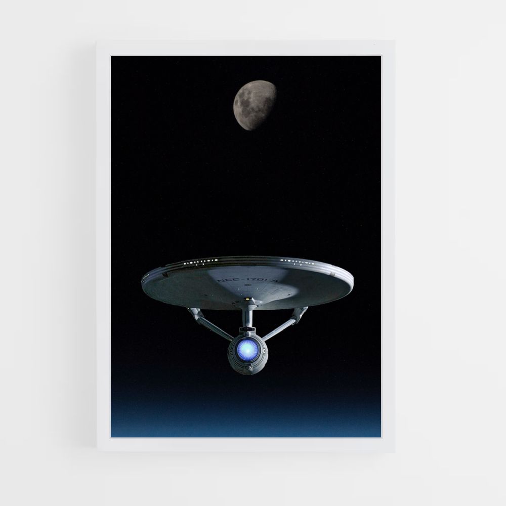 Poster Lune Star Trek