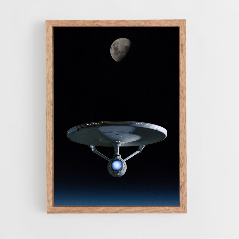 Poster Lune Star Trek