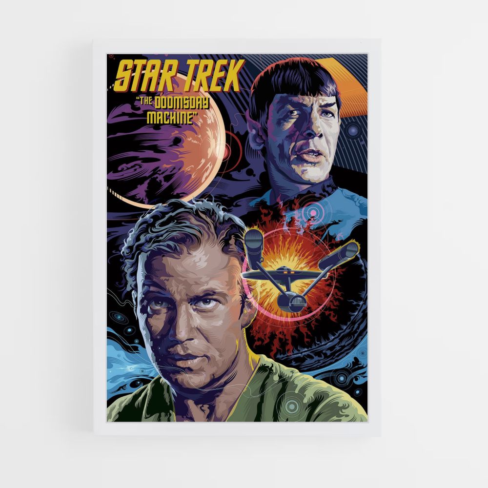 Poster Dessin Star Trek