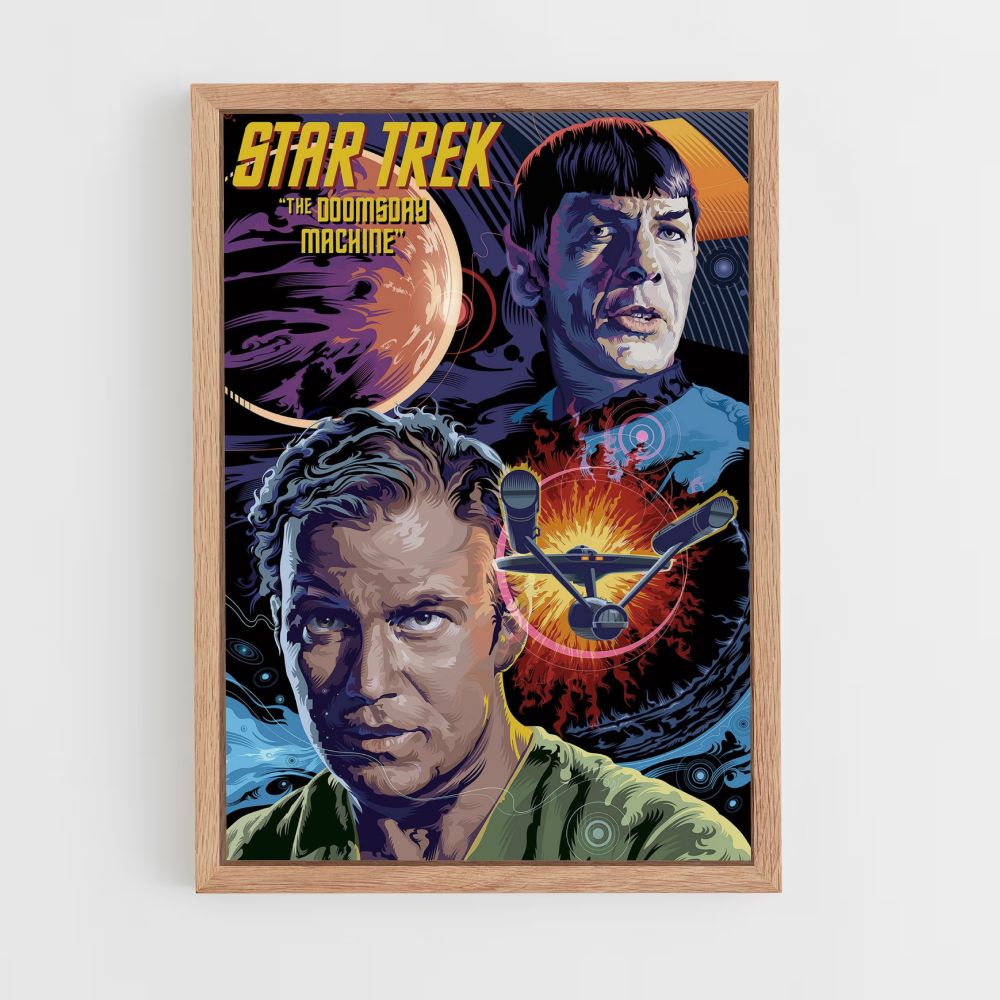 Poster Dessin Star Trek