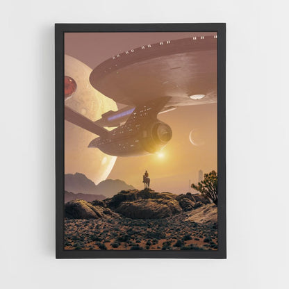 Poster Star Trek Vaisseau