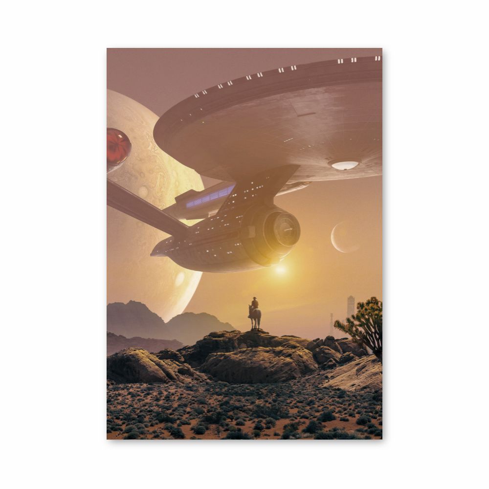 Poster Star Trek Vaisseau