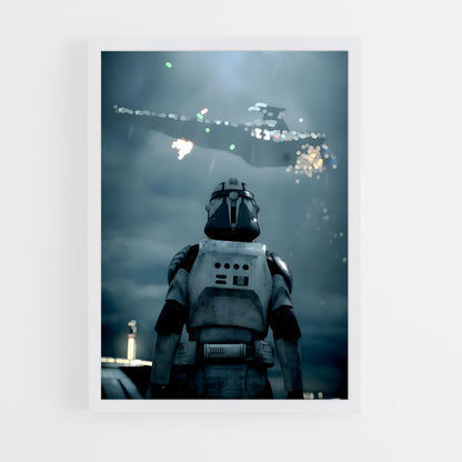 star-wars-1 cadre Blanc