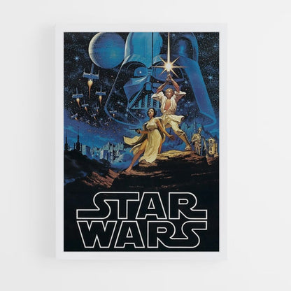 Poster Star Wars Rétro