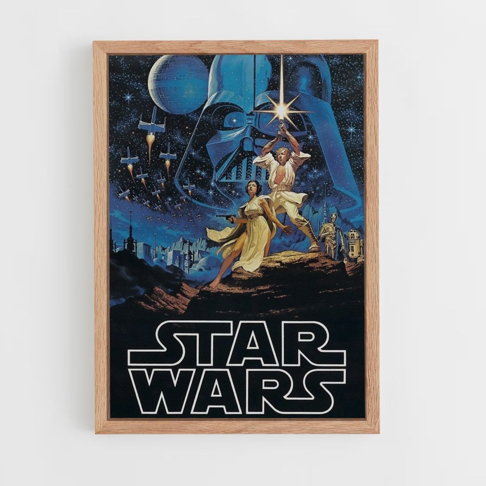 Poster Star Wars Rétro