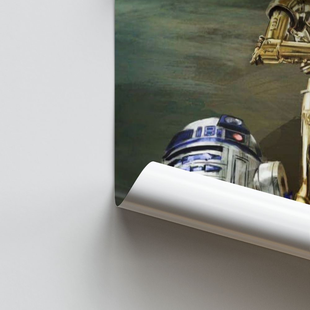 Poster R2D2 C3PO BB8