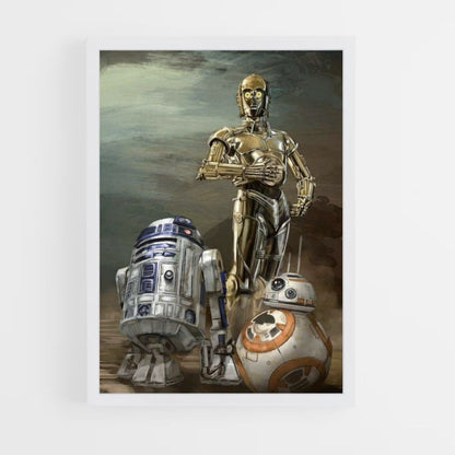 Poster R2D2 C3PO BB8