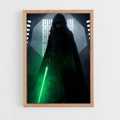 star-wars-27 cadre Bois clair