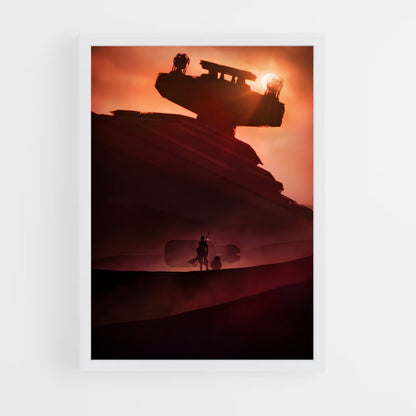 star-wars-32 cadre Blanc