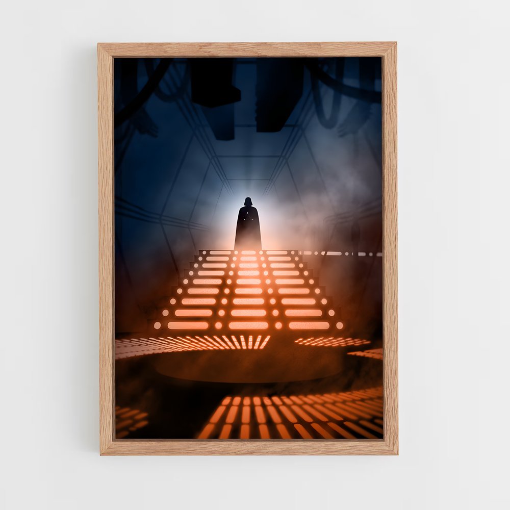 star-wars-34 cadre Bois clair