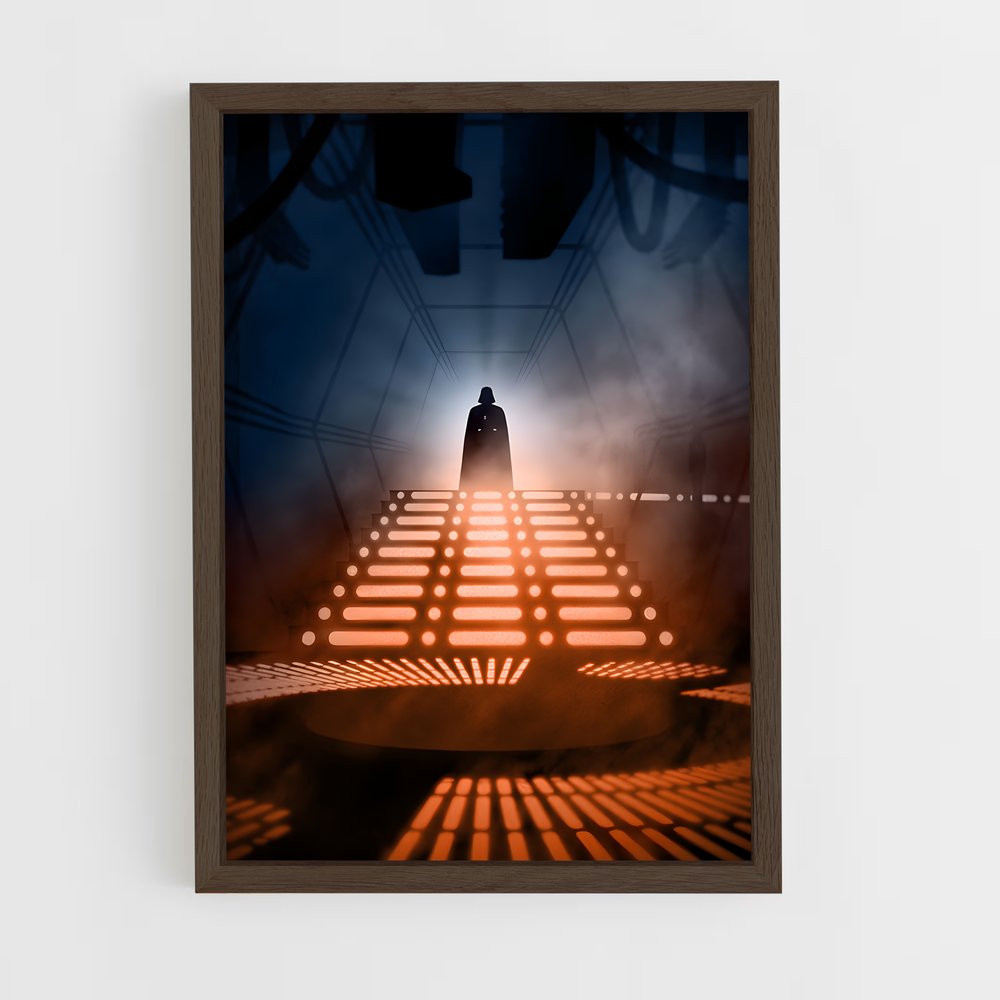 star-wars-34 cadre Bois foncé