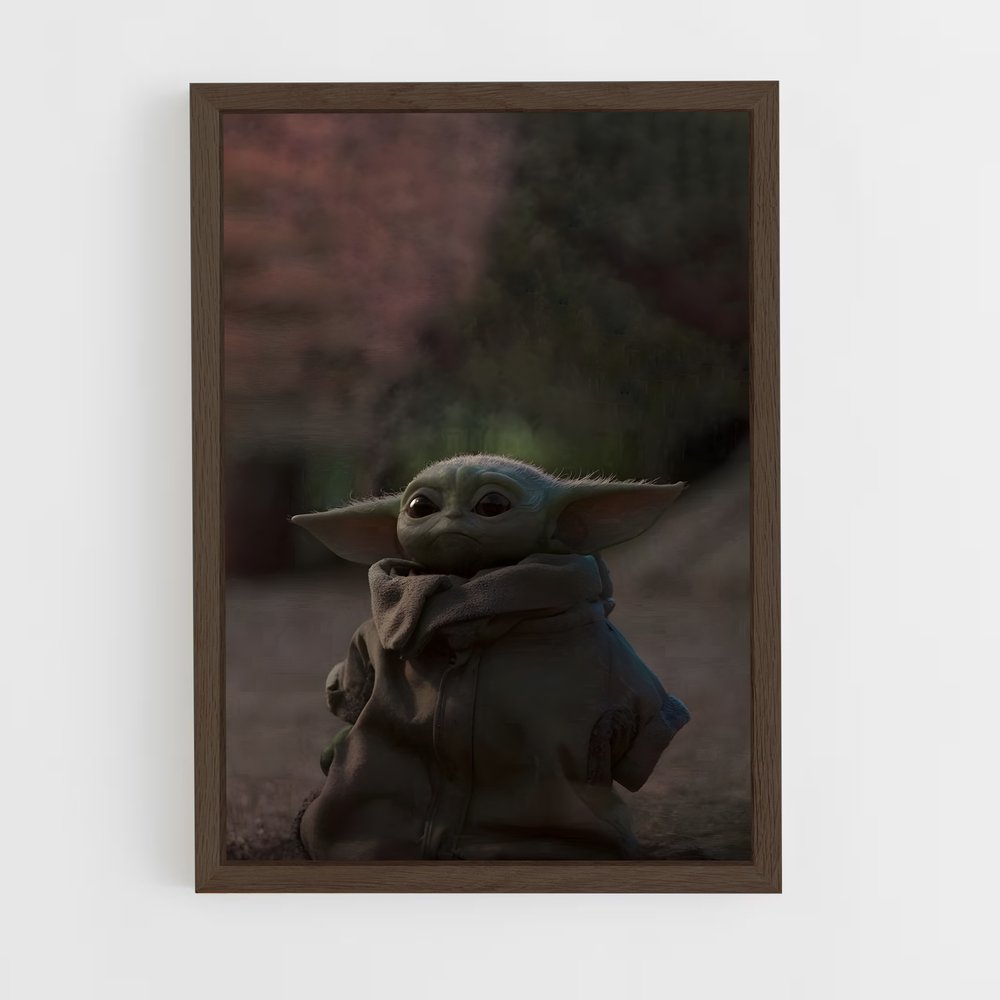 star-wars-46 cadre Bois foncé