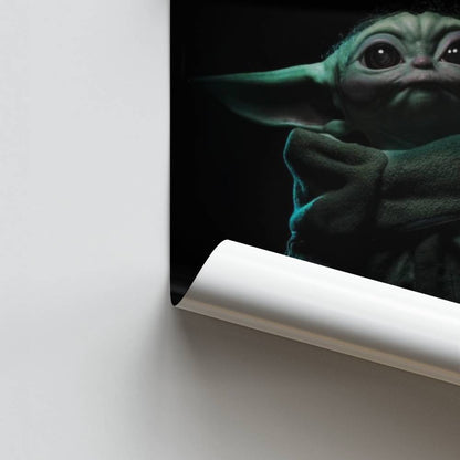 Poster Bébé Yoda Mignon