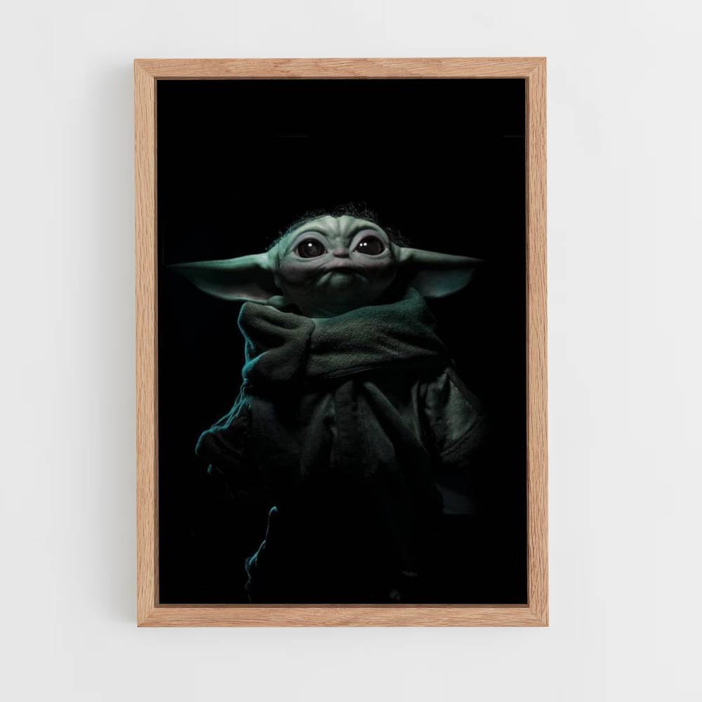 Poster Bébé Yoda Mignon