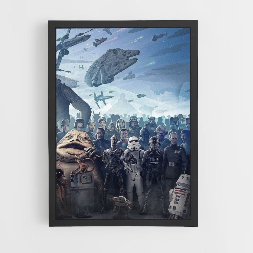 Poster Star Wars Guerre