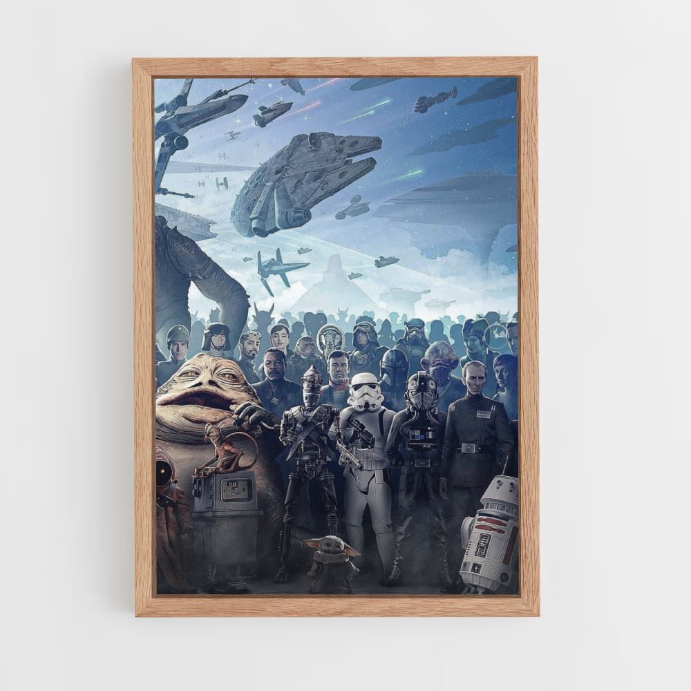 Poster Star Wars Guerre