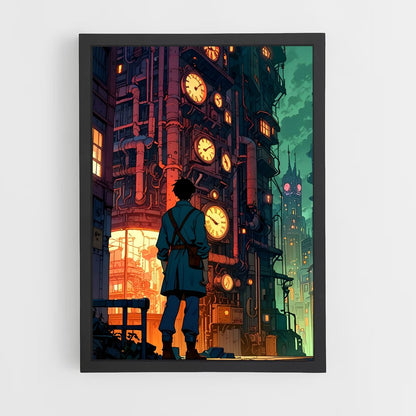 steampunk-6 cadre Noir