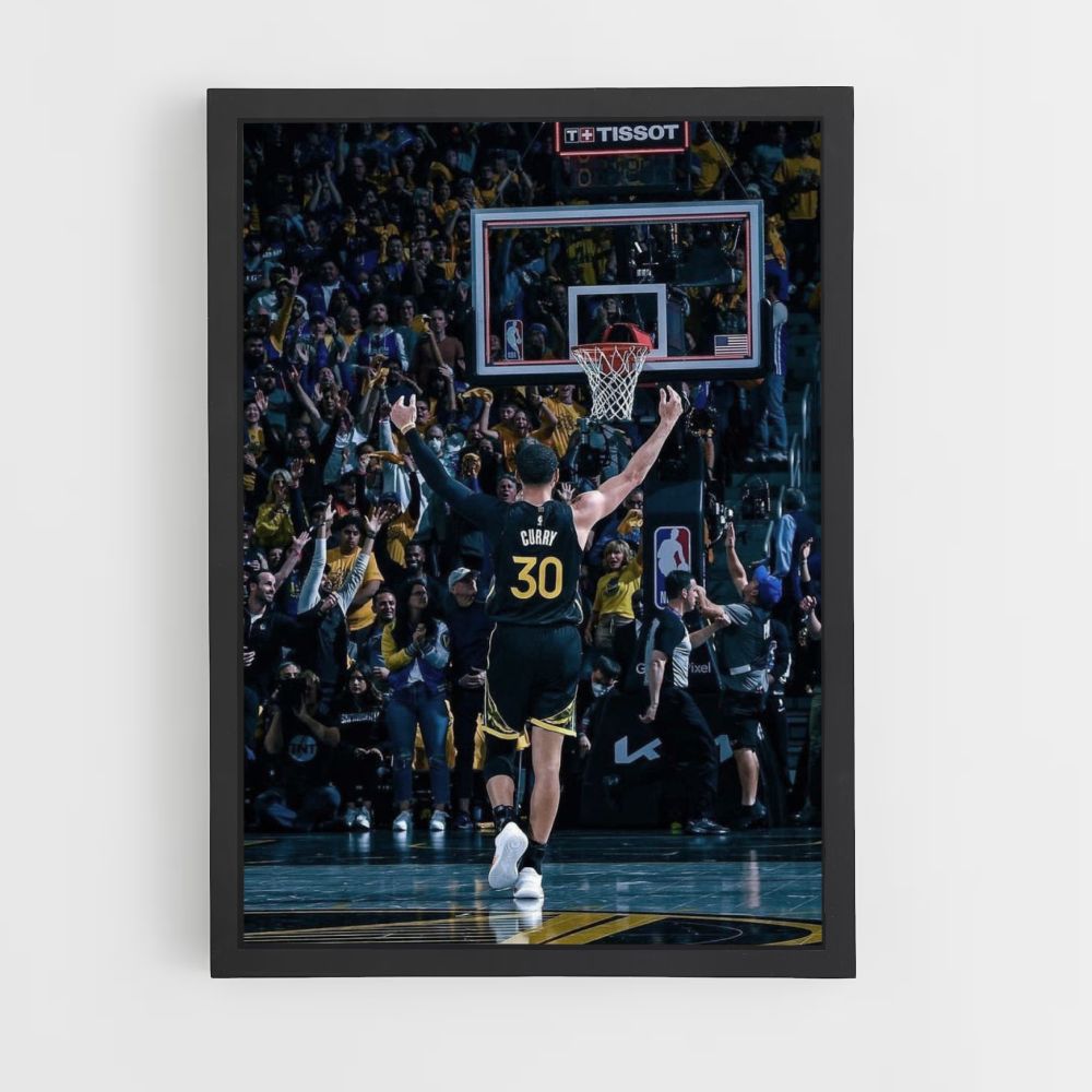 Poster Stephen Curry Panier