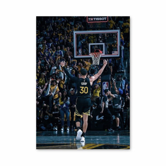 Poster Stephen Curry Panier